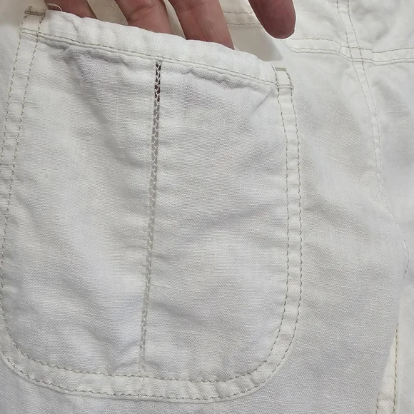 Athleta Lakeside 100% Linen Pant Size 8 Tall - Picture 12 of 16